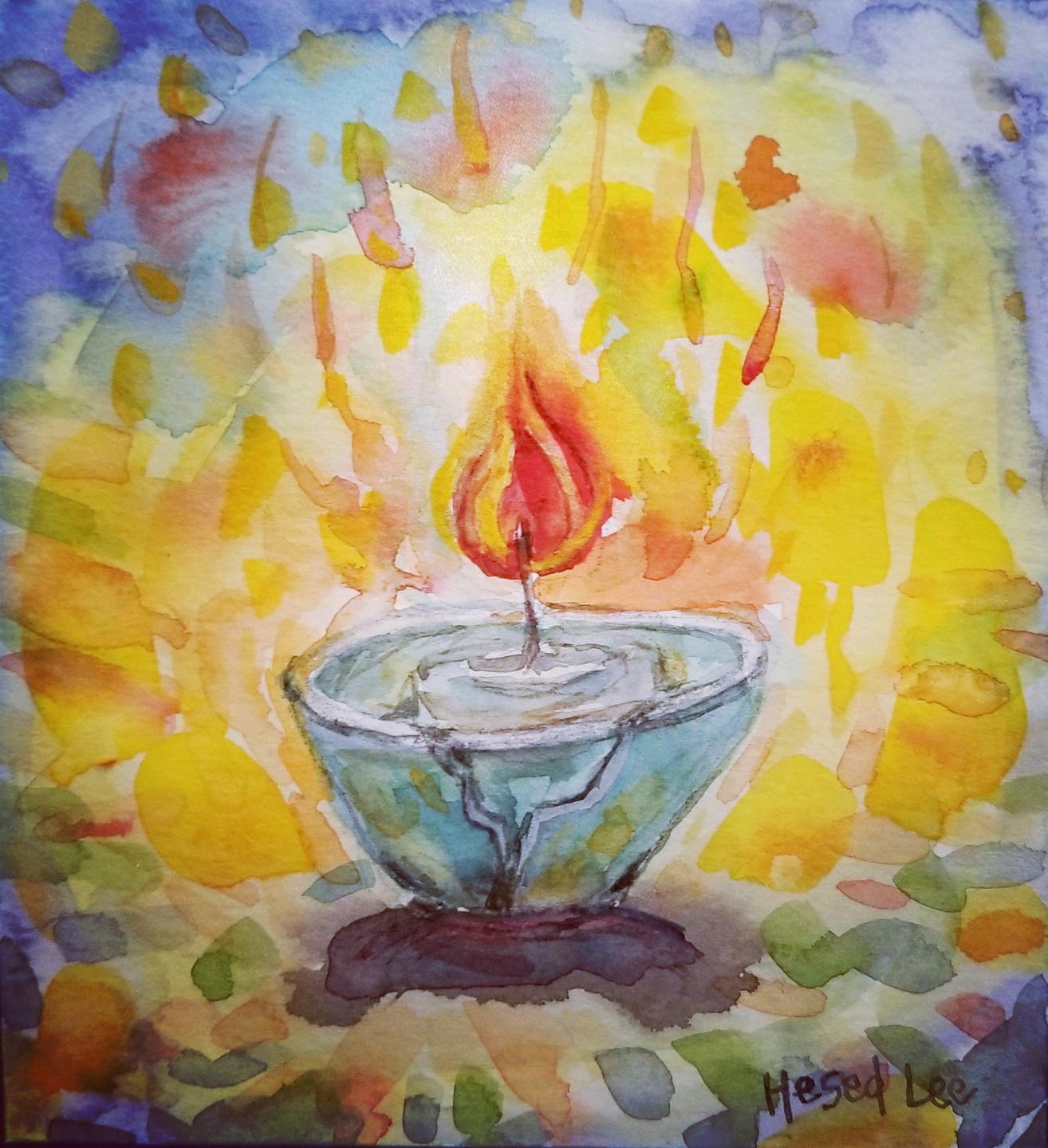 Broken Candle Light